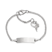 Armband Herzengel Kind in Silber HEB-NAME-02V - HEB-NAME-02V